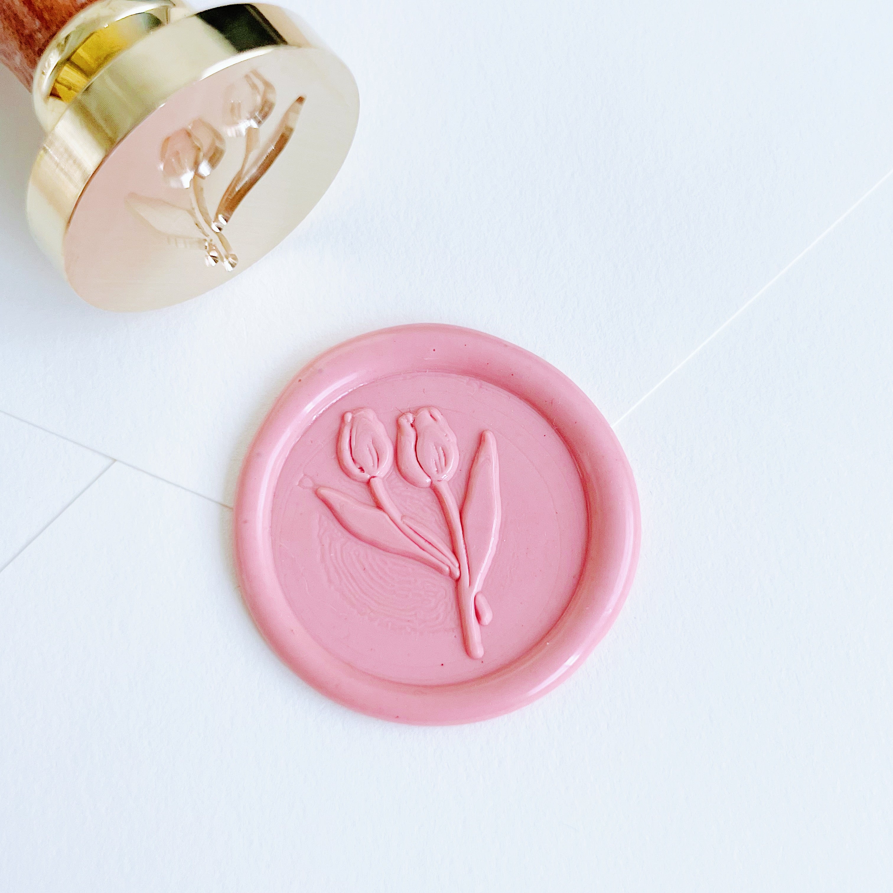 Wax Seal Stamp / Tulip 【ハンドル付き】 – toroli